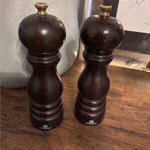 Peugeot Dark Wood Salt and Pepper Mills